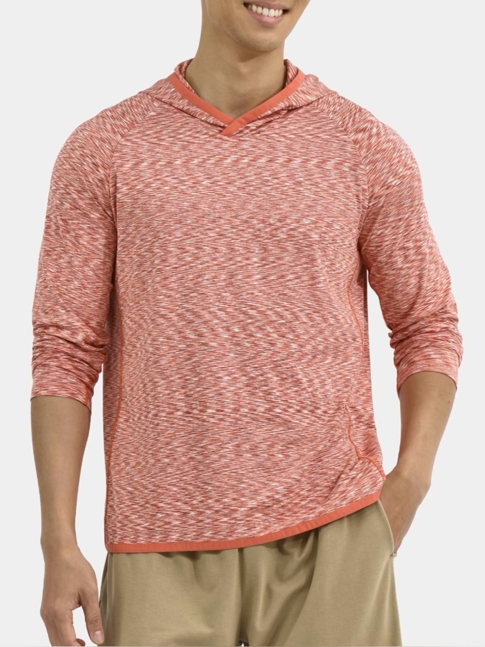 Space Dyed Hoodie Performance Shirt